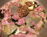 芽キャベツのカルボナーラ風ホットサラダ作り方3写真