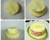 チーザで簡単♪美味しい❤ポテサラケーキ作り方3写真