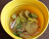シャキシャキおいしい！レタスの中華スープ作り方3写真