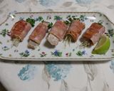鰹のベーコン巻き焼作り方7写真