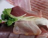 鰹のベーコン巻き焼作り方6写真