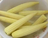 ベビーコーンの生ハム巻き作り方1写真