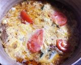 苦瓜トマト鶏肉の卵とじ作り方2写真