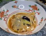 焼き茄子に湯葉あんかけ作り方5写真
