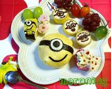 キャラ弁 おかず☆とうもろこしでミニオン作り方5写真
