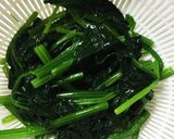 ほうれん草の煮浸し作り方1写真