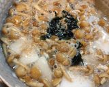 カブとなめこの味噌汁作り方8写真