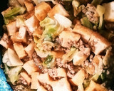 キャベツと厚揚げの麻婆作り方4写真