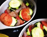 胸肉ズッキーニトマトのオーブン焼き作り方3写真