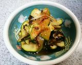 ズッキーニと茗荷の塩こんぶあえ作り方4写真