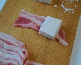 豆腐の肉巻き～わさび添え♪作り方1写真