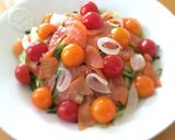 常備野菜とスモークサーモンのサラダ★作り方5写真
