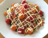 常備野菜とスモークサーモンのサラダ★作り方7写真