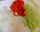 香味野菜×揚げ餃子のハニーマリネ☆作り方1写真