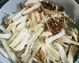 作り置き　【キノコの酒蒸し】作り方1写真