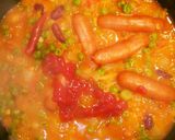 豆とソーセージのトマト煮作り方4写真