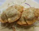 手掴みで！揚げ餃子のトルティーヤ巻き♪作り方5写真