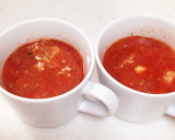 レンジで簡単☆さば缶トマトスープ作り方3写真