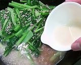 小松菜ひき肉あんかけ作り方3写真