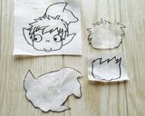キャラ弁☆ポニョ作り方1写真