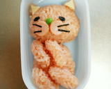 キャラ弁　きよらのCM「ねびぇ編」ねこ♡作り方4写真
