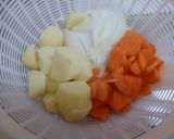 ソーセージと野菜たっぷりトマトスープ作り方1写真
