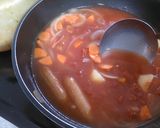 ソーセージと野菜たっぷりトマトスープ作り方3写真