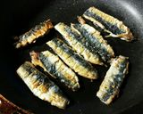 食欲そそる♪カリカリ鰯の梅味噌添え作り方3写真