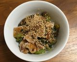 15分簡単レシピ豚肉とナスの生姜焼き風丼作り方9写真