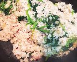 簡単♪ほうれん草の雑穀米チーズリゾット作り方4写真