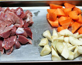 超簡単おつまみ☆砂肝とごぼうの照り煮作り方1写真