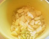 かんたん白菜とリンゴのサラダ作り方1写真