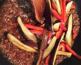 なすの挽肉あんかけごはんdeワンプレート作り方6写真
