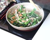 ほうれん草とサーモンの厚焼きキッシュ作り方3写真