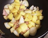 新じゃがのマスタードマヨ炒め作り方3写真