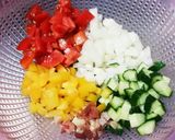 びんちょうまぐろのゴロゴロサラダ作り方1写真