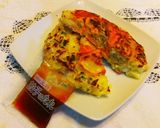 餃子の王将の生餃子でお好み焼き作り方5写真