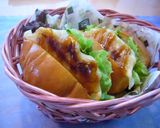 ソースが決め手！餃子ロールパン作り方6写真