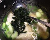 餃子が旨い！ワカメたっぷり簡単酸辣湯。作り方4写真