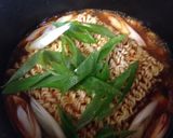 お昼にササッとチゲラーメン作り方2写真