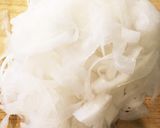 簡単♡ひらひら大根と油揚げの煮物作り方1写真