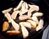鶏皮でディップ！簡単チーズフォンデュ作り方4写真