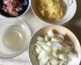 簡単ベビーホタテのクラムチャウダー風作り方1写真