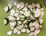 ズッキーニのごま油和え作り方1写真
