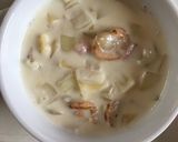 簡単ベビーホタテのクラムチャウダー風作り方5写真