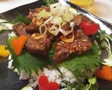 1人前ずつ作る ♪かんたんステーキ寿司作り方5写真