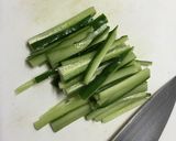 【コンビニお惣菜で】きゅうりザーサイ和え作り方1写真