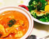 m簡単☆鶏のトマトクリーム煮作り方17写真