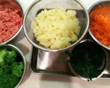 【離乳食・後期】野菜ハンバーグ作り方1写真