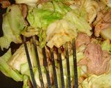春キャベツ☆豚肉の甘みそ炒め作り方4写真